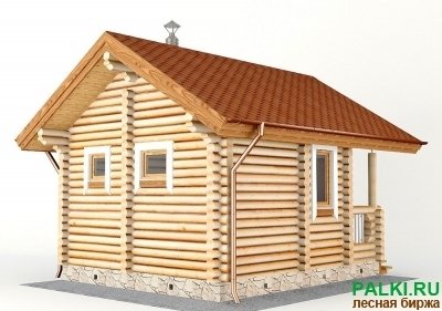 Дома, бани, беседки, будки из оцилиндрованного бревна