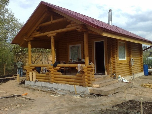 Оцилиндрованное бревно