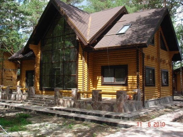 Оцилиндрованные бревна