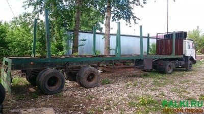 Лесовоз МАЗ-54323 (супер) седельный тягач 1989г