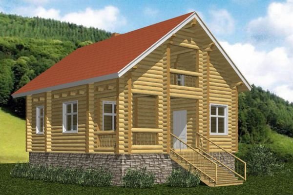 Продаем деревянные дома из оцилиндрованного бревна