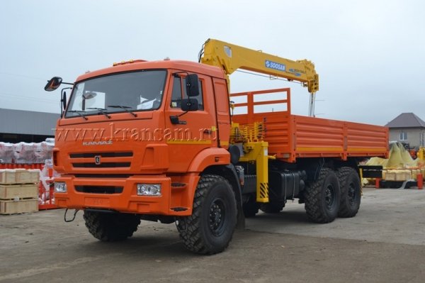 КАМАЗ 43118-3078-46 с кму SOOSAN SCS736L-II STD