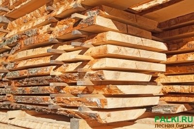 Сухая необрезная доска (сосна)