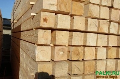 Брус хвойных пород естественной влажности