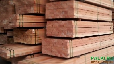 Доска обрезная из сибирской лиственницы