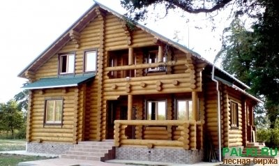 Срубы и Бани из оцилиндрованного бревна.