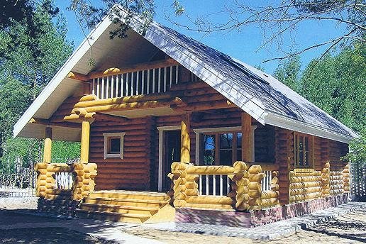 Дома и бани из оцилиндрованного бревна