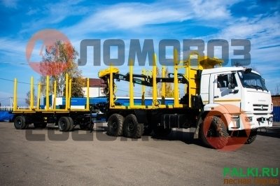 Сортиментовоз на шасси Камаз / Маз
