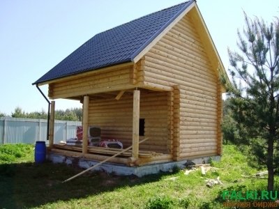 Бани из бревна и бруса