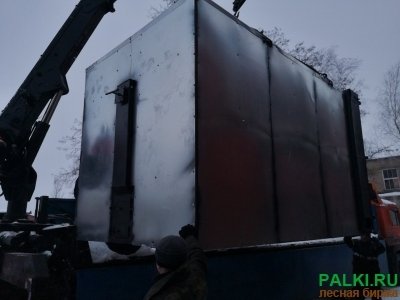 Сушилка для дров (мобильная)