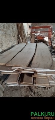необрезная доска дуба