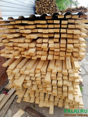 Брусок 20х30 40х40 50х50 сухой строганый