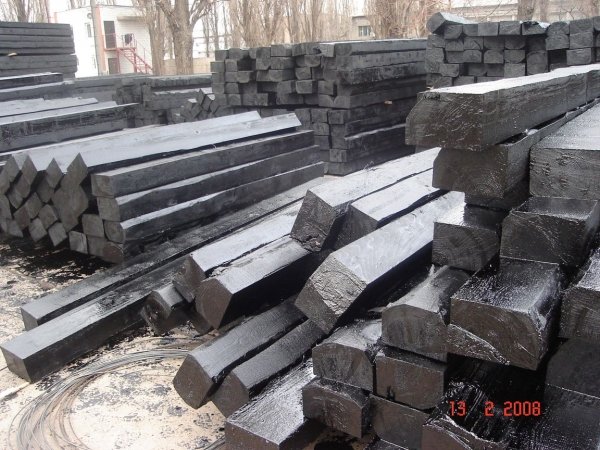 Продам шпалу, брус деревянные пропитанные