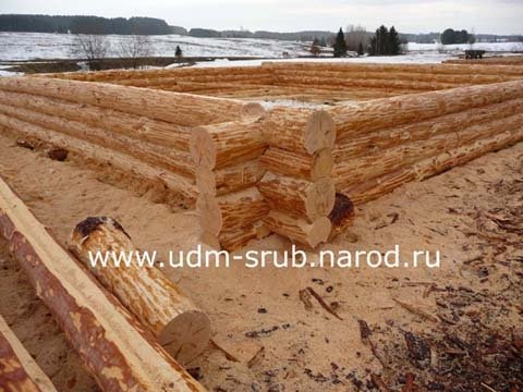 Срубы собственного изготовления