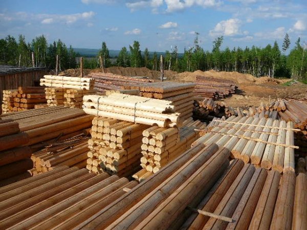 Продам оцилиндрованную Ангарскйю лиственницу, Сосну