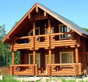 Строительство деревянных домов из оцилиндрованного бревна